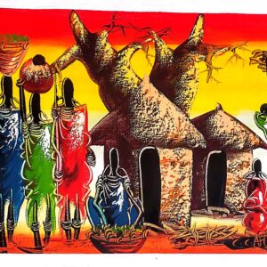 Maasai life under the Baobab tree