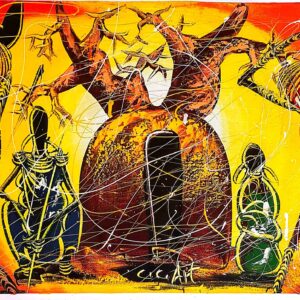 Maasai life under the Baobab tree